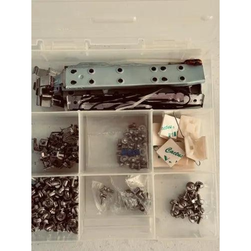 Organizer storage boxes with PC accessories