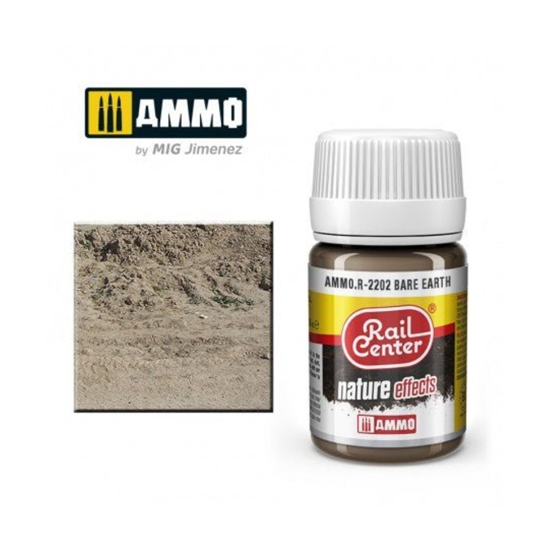 Rail Center Paint R-2202, Nature Effects, Bare Earth, 35ml bottle, Enamel Paint