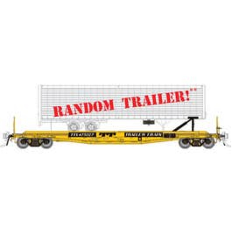Rapido 138019A HO F30 50 FLAT CARS PIGGYBACK SERVICE TTX Yellow