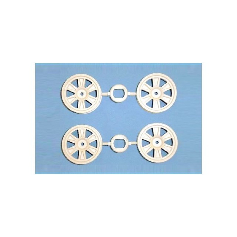Tamiya – Med. Narrow 12-Spoke Wheels 24mm/+2 (4)