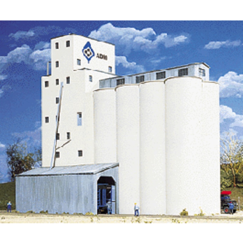 Walthers #933-3225 ADM Grain Elevator — Kit
