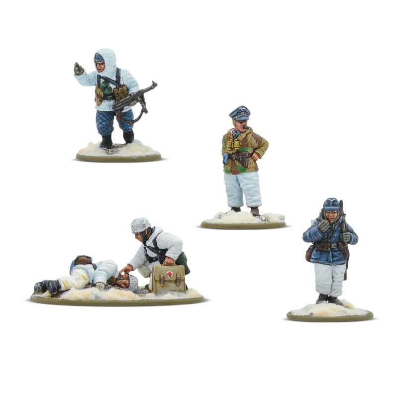 Warlord – Bolt Action: Fallschirmjager (Winter) HQ