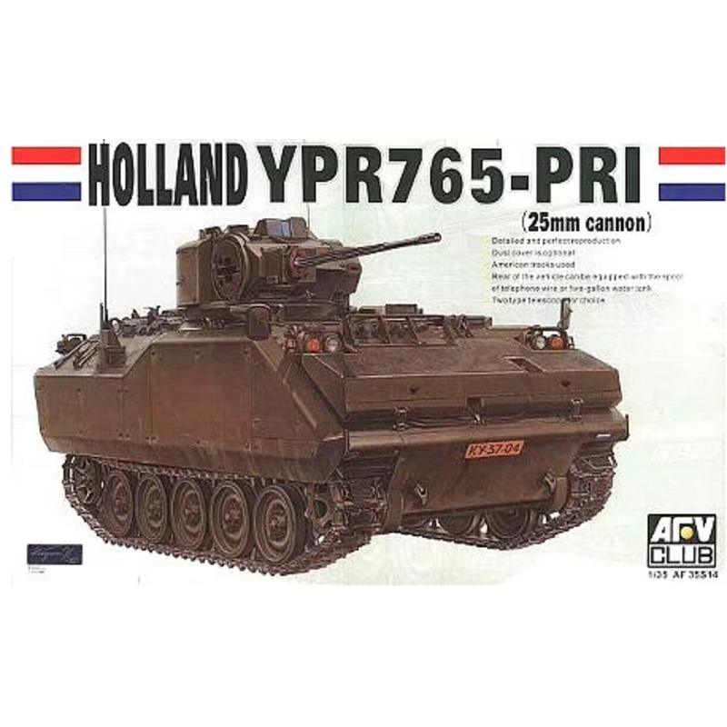 AFV Club – 1/35 Holland YPR-765 PRI Armoured Infantry Command Vehicle
