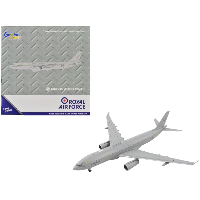 Airbus A330 MRTT Tanker Aircraft “Royal Air Force” Gray “Gemini Macs” Series 1/400 Diecast Model Airplane by GeminiJets