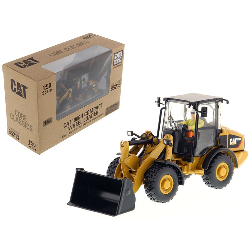 CAT Caterpillar 906H Compact Wheel Loader with Operator “Core Classics Series” 1/50 Diecast Model by Diecast Masters