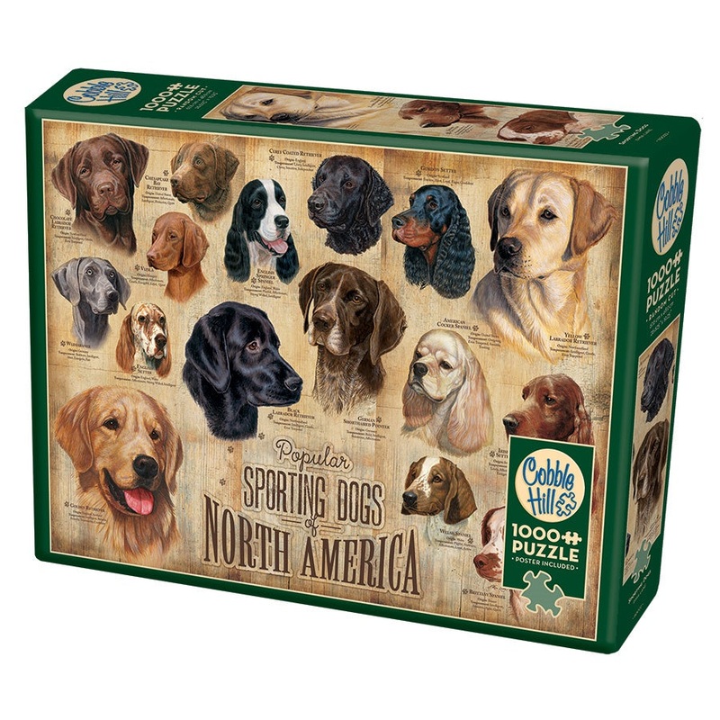 Cobble Hill – Sporting Dogs (1000pcs)