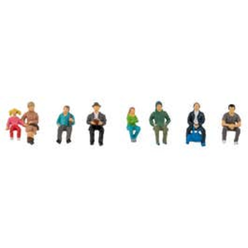 Faller 151617  HO Sitting passengers