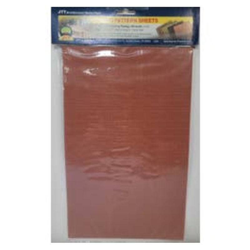 JTT 97430 PATTERN SHEETS, Interlocking Paving, HO-scale (1:100) 2/pk