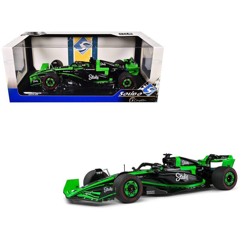 Kick Sauber C44 #77 Valtteri Bottas “Kick Sauber F1 Team” Formula One F1 “Japan GP” (2024) “Competition” Series 1/18 Diecast Model Car by Solido