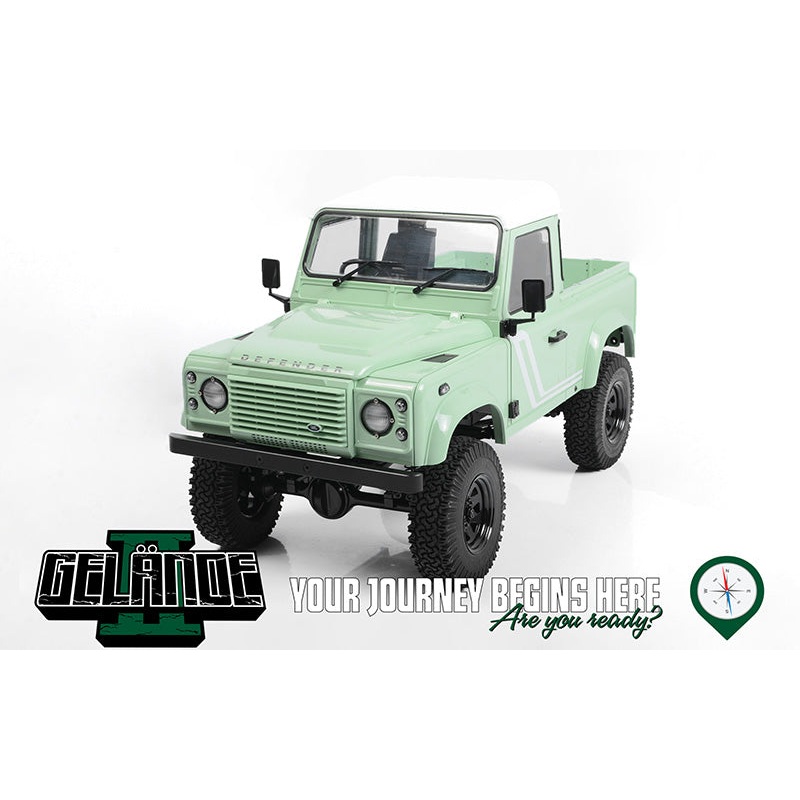 RC4WD – Gelande II RTR with 2015 Land Rover Defender D90 Hardbody (Heritage Ed.)