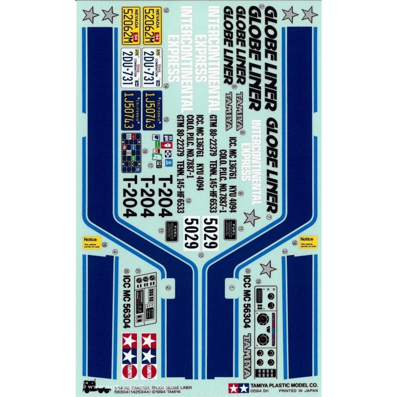 Tamiya – Sticker Bag for 56304