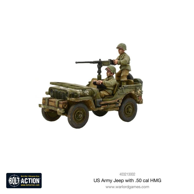 Warlord – Bolt Action  US Army Jeep with 50 Cal HMG