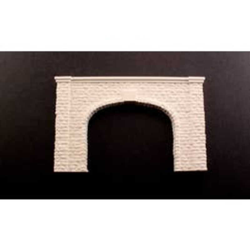 Woodland Scenics C1257 HO Cut Stone Tunnel Portal-Double Track
