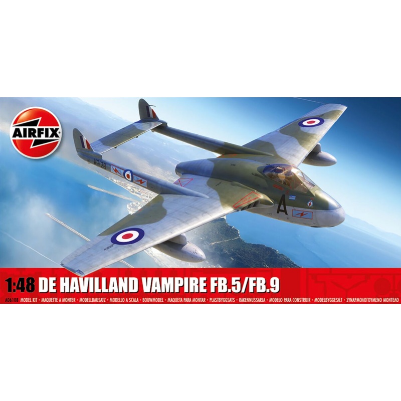 Airfix – 1/48 de Havilland Vampire FB.5/FB.9