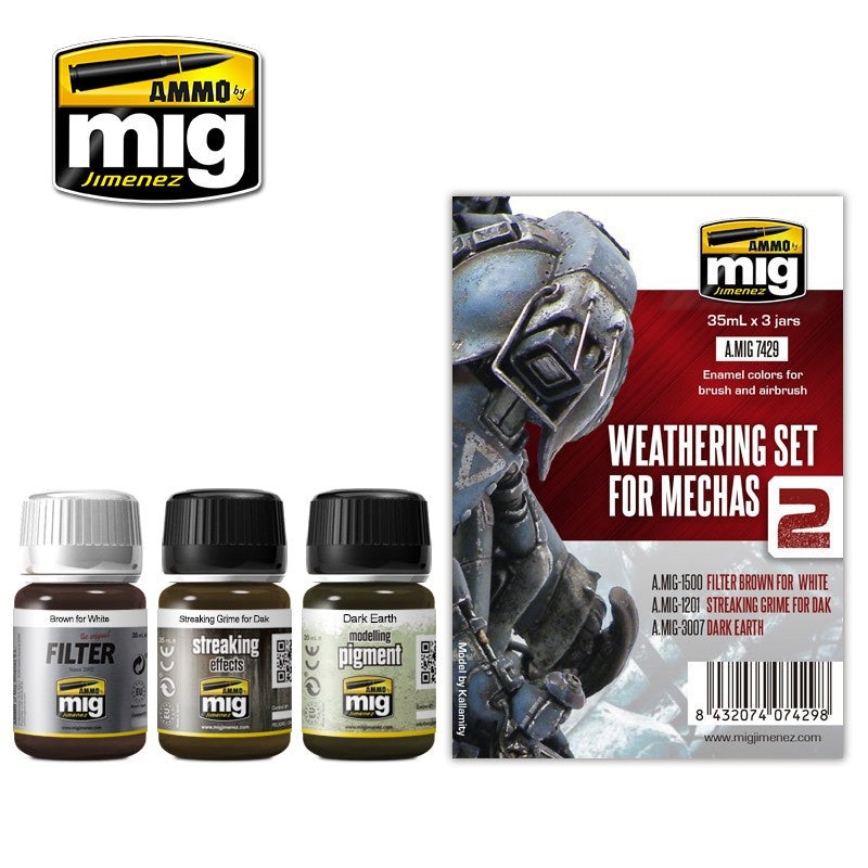 AMMO – 7429 Weathering Set For Mechas