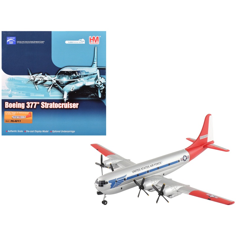 Boeing 377 C-97G Stratofreighter Transport Aircraft “45-59595 Angel of Deliverance” United States Air Force “Airliner Series” 1/200 Diecast Model by Hobby Master