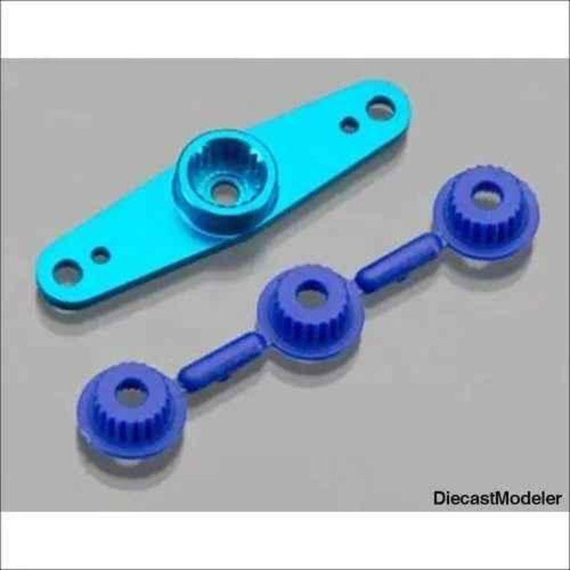 Duratrax Aluminum Servo Arm Double Blue