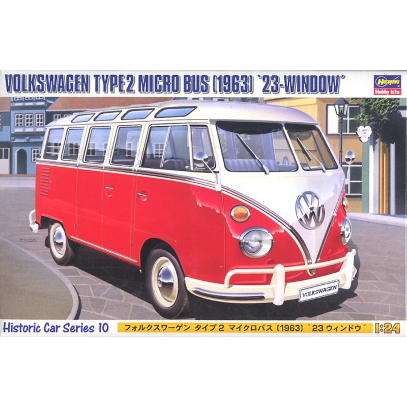 Hasegawa – 1/24 VW Type 2 Microbus “23 Windows”