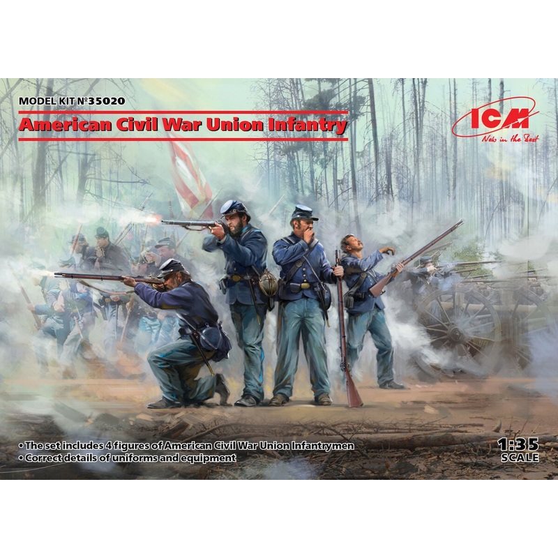 ICM – 1/35 Union Infantry American Civil War