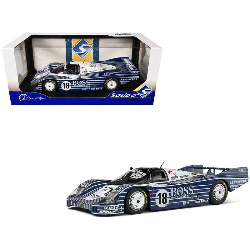 Porsche 956LH #18 Jurgen Lassig – Axel Plankenhorn – Desire Wilson “24 Hours of Le Mans” (1983) “Competition” Series 1/18 Diecast Model Car by Solido