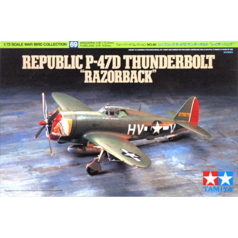 Tamiya – 1/72 P-47D Thunderbolt Razorback