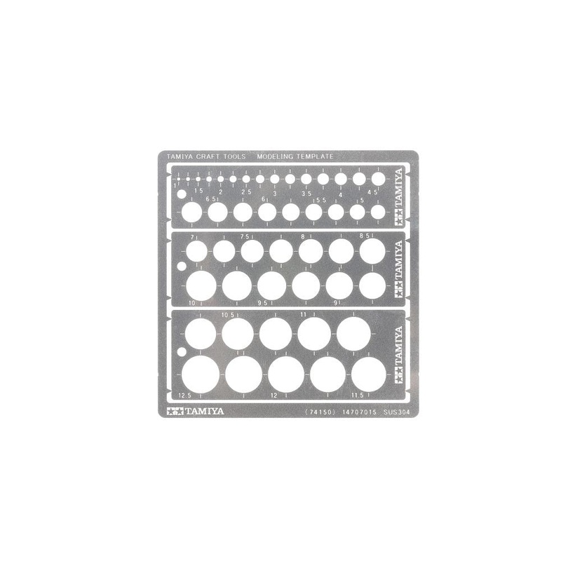 Tamiya – Modelling Template (Round 1 – 12.5mm)