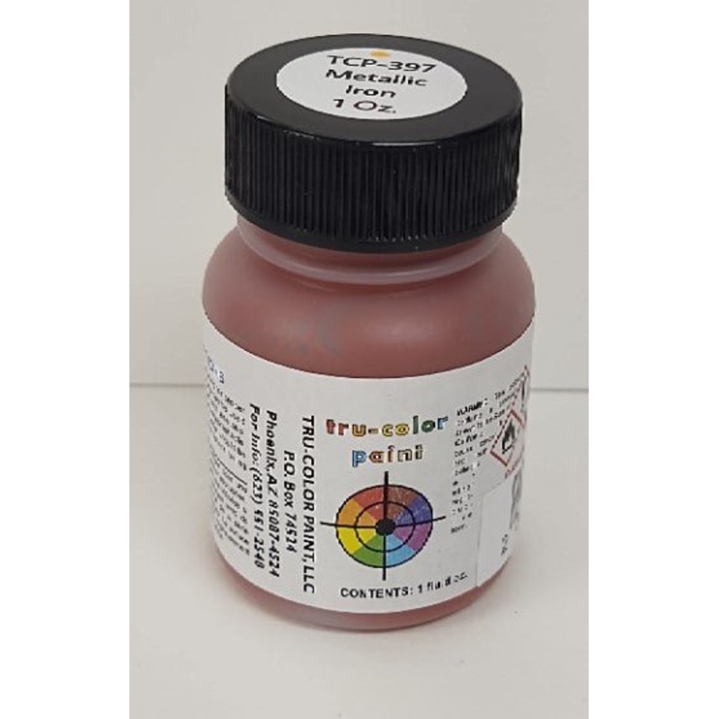 Tru Color TCP-397 Metallic, Iron Paint 1 ounce