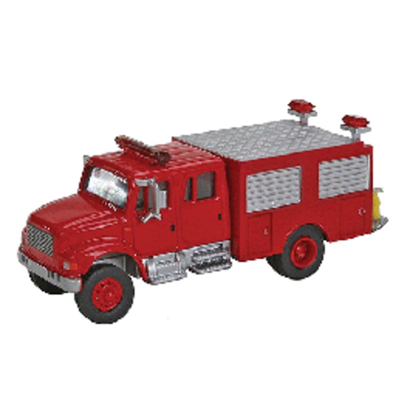 Walthers #949-11893 International 4900 First Response Fire Truck – Assembled