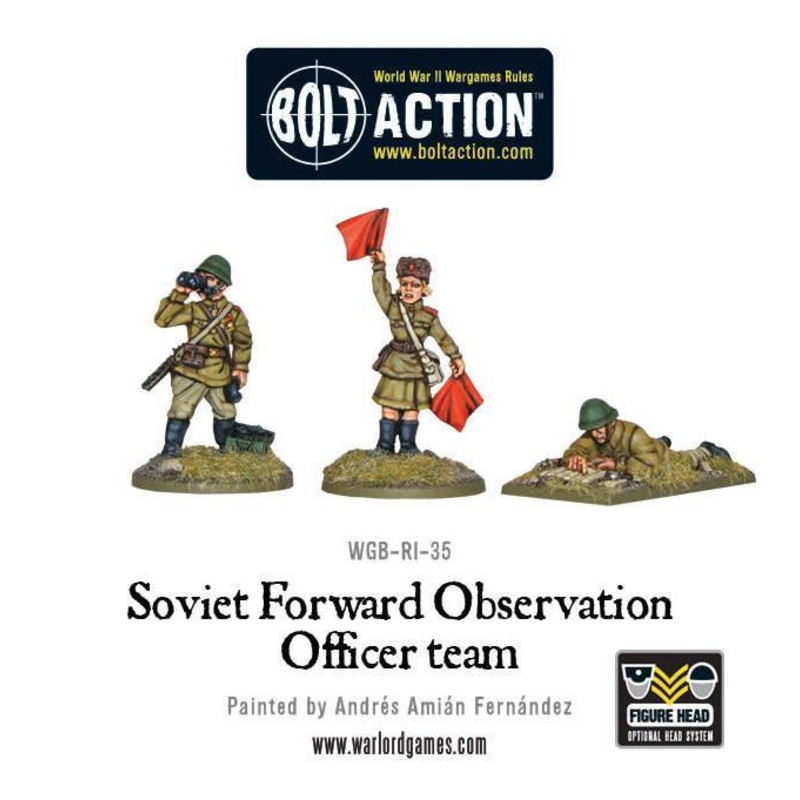 Warlord – Bolt Action  Soviet Forward Observer Officers