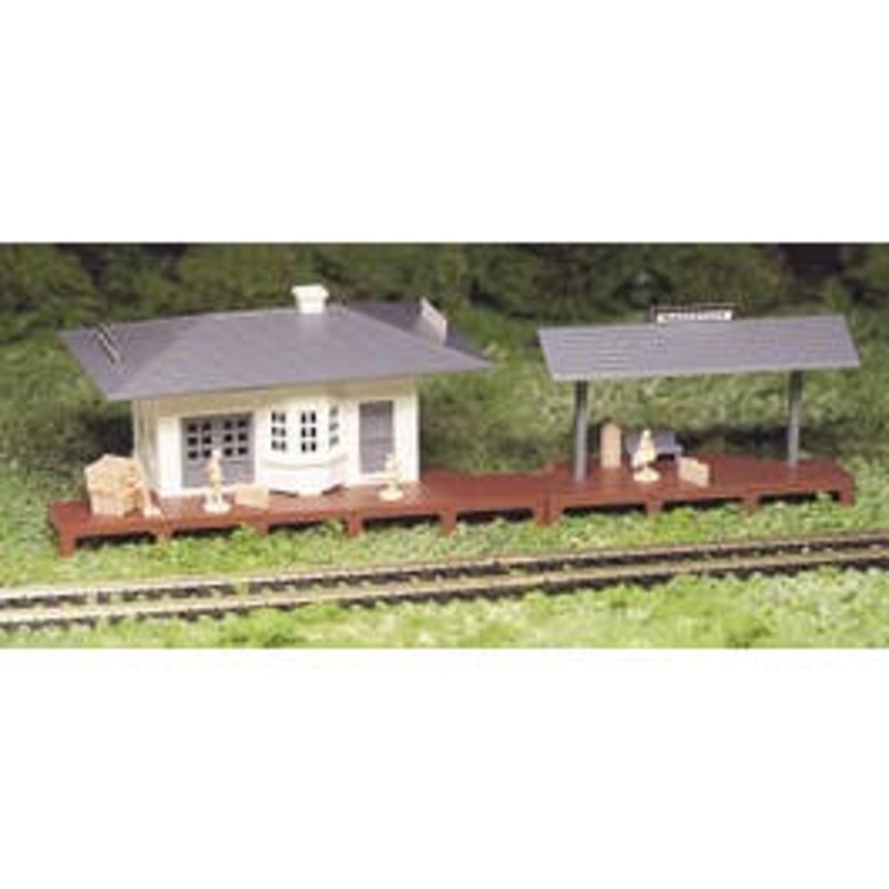 Bachmann #45173 Plasticville U.S.A Suburban Station Kit – in Polybag