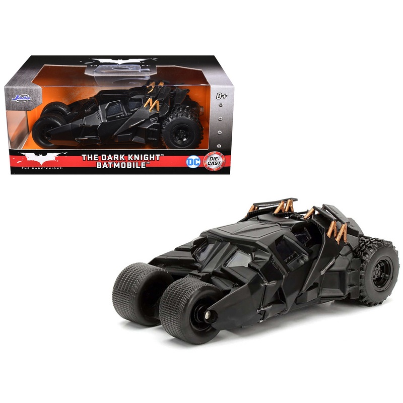 Batmobile Tumbler Black “The Dark Knight” (2008) Movie “Hollywood Rides” Series 1/32 Diecast Model Car by Jada