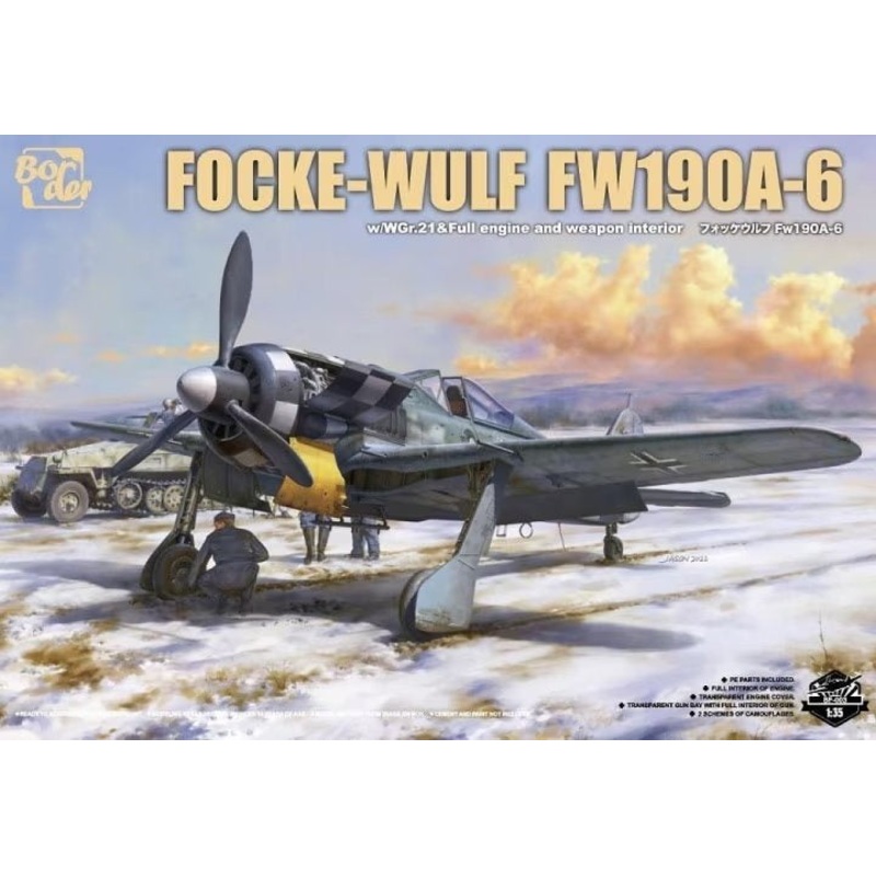 Border Model – 1/35 Focke-Wulf Fw 190A-6 w/ Wgr. 21 & Full Engine & Weapons Interior