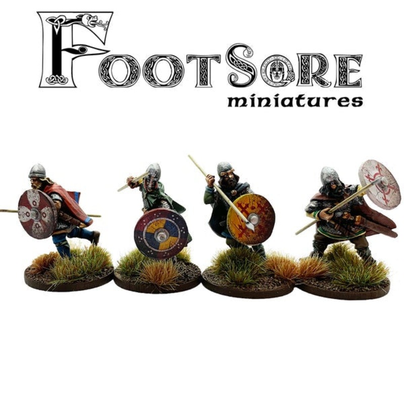 Footsore Miniatures – Huscarls with Spears Two