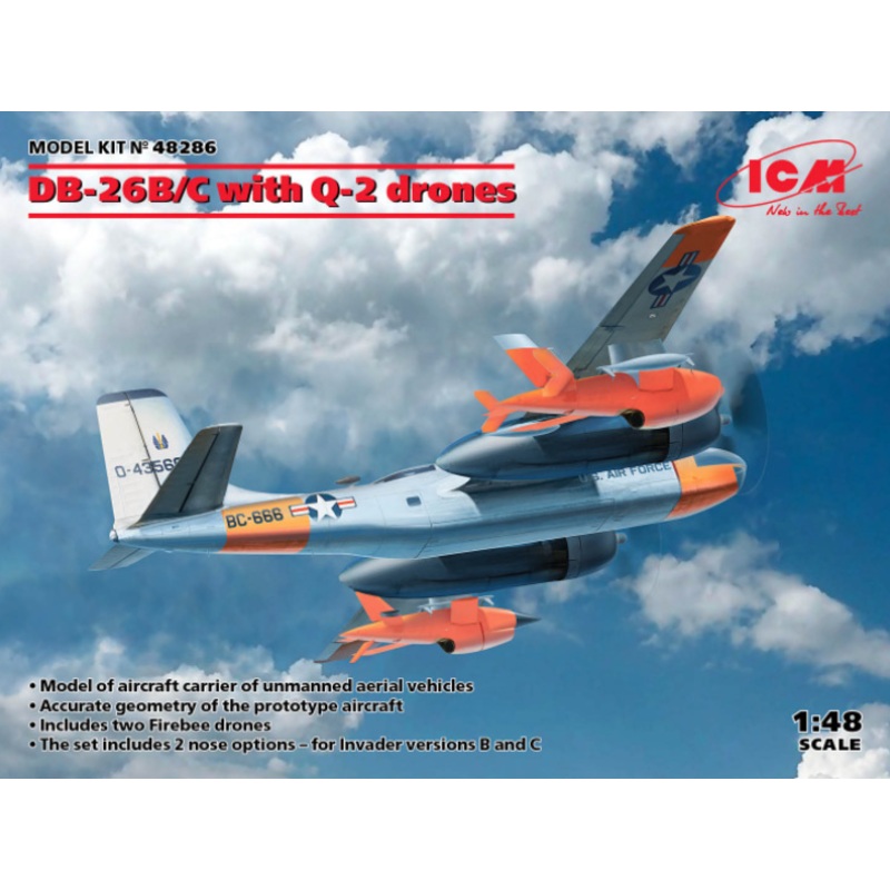 ICM – 1/48 DB-26B/C w/ Q-2 Drones Firebee
