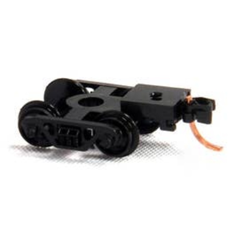 Micro Trains #00310042 (1037-10) Barber Roller Bearing Trucks with Medium Extension RDA Couplers (10 pair, Assembled)