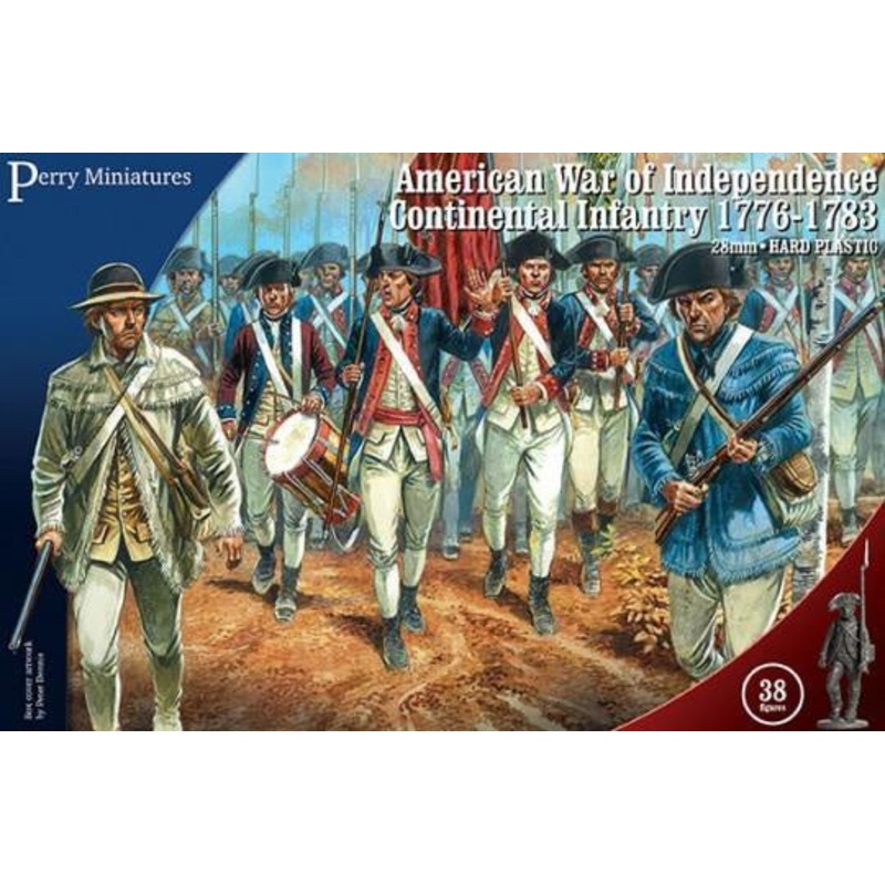 Perry Miniatures – American War of Independence Continental Infantry 1776-1783 (Black Powder)