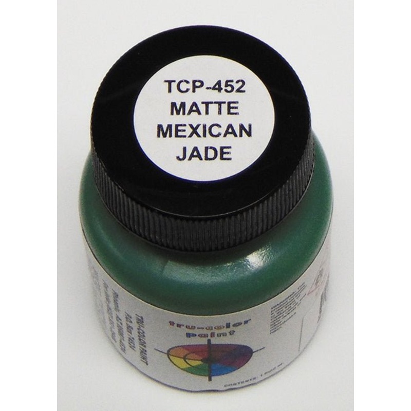 Tru Color TCP-452 Matte Mexican Jade, Structure Exterior Wall, Paint 1 ounce,