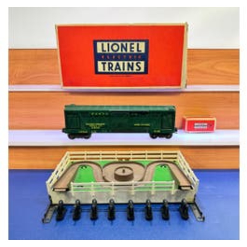 Lionel LIO3356J 3356 Horse Platform & Corral O Santa Fe Railway Express Agency Inc Horse Express Car #3356 W/Box