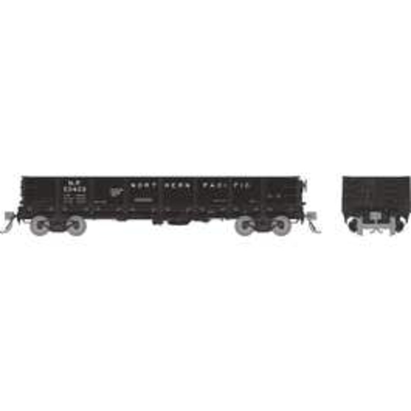 Rapido 163009A HO 40' Drop Bottom Gondola: NP – Pulpwood Scheme Northern Pacific