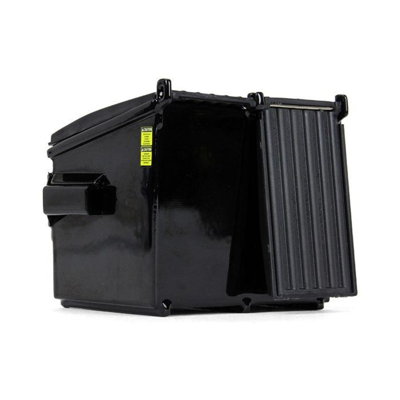 Refuse Trash Bin Black 1/34 Diecast Model by First Gear