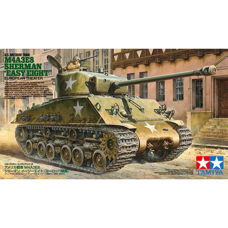 Tamiya – 1/35 U.S. Medium Tank M4A3E8 Sherman “Easy Eight”