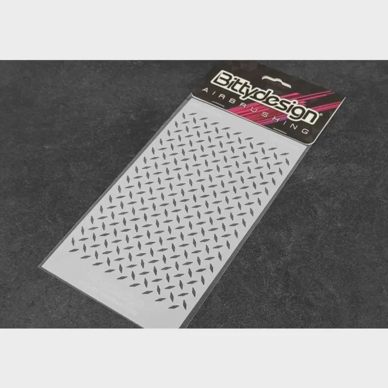 Bittydesign – Vinyl Stencil – Diamond Plate