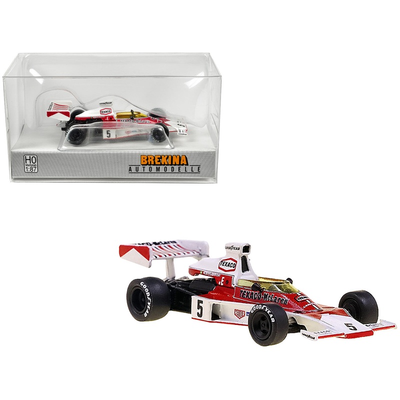 McLaren M23 #5 Emerson Fittipaldi “Formula One F1 World Championship” (1974) 1/87 (HO) Scale Model Car by Brekina