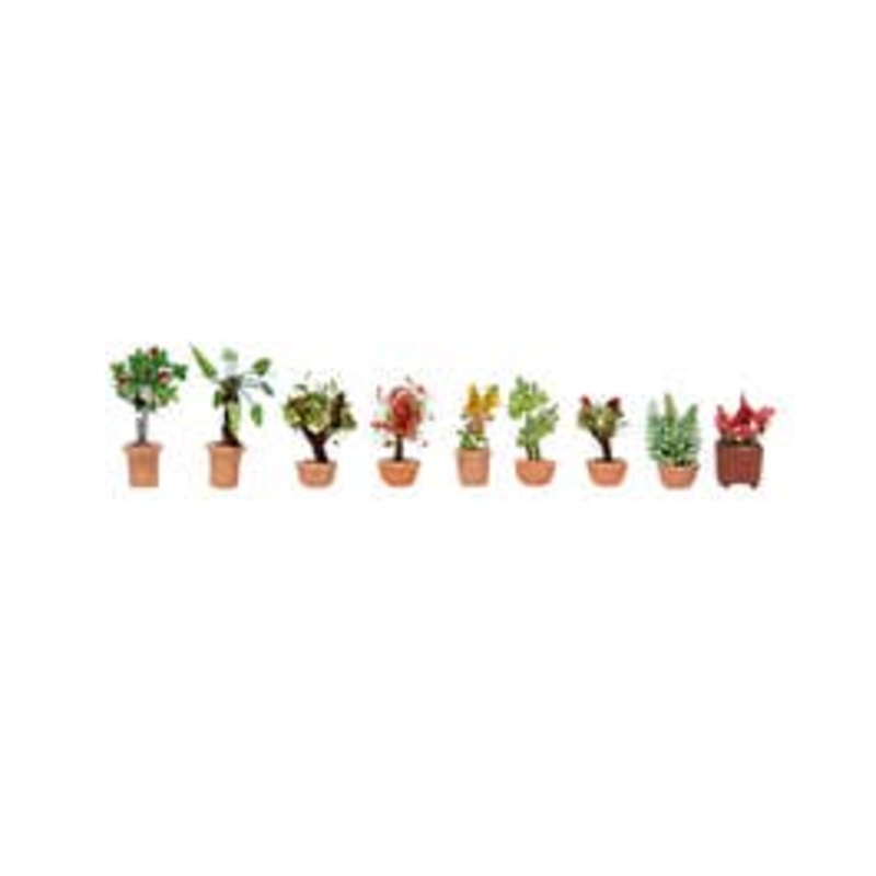 NOCH 14082  N Ornamental Plants in Pots (colors may vary)