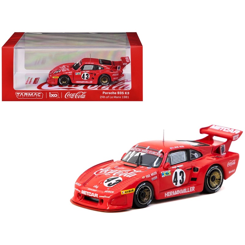 Porsche 935 K3 #43 Bob Akin – Paul Miller – Craig Siebert “Bob Akin Motor Racing” “24 Hours of Le Mans” (1981) “Hobby64” Series 1/64 Diecast Model Car by Tarmac Works
