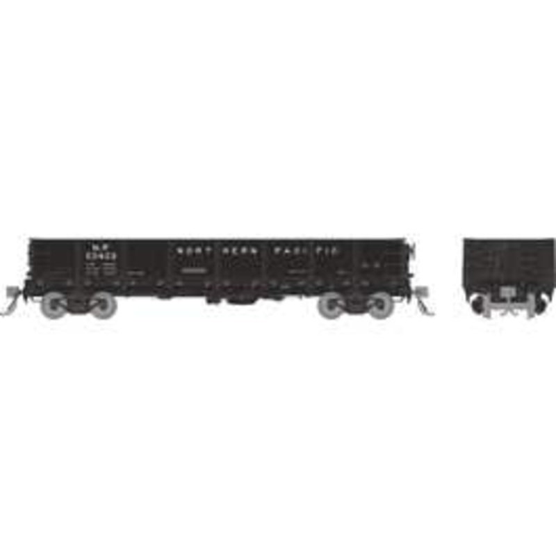 Rapido 163007A HO 40' Drop Bottom Gondola: NP – 1966 Scheme Northern Pacific