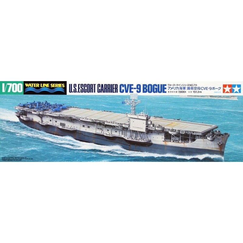 Tamiya – 1/700 US Escort Carrier CVE-9 Bogue