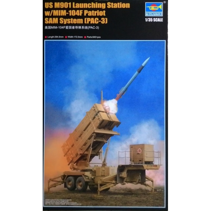 Trumpeter – 1/35 US M901 Launching Station w/MIM-104F Patriot SAM System (PAC-3)