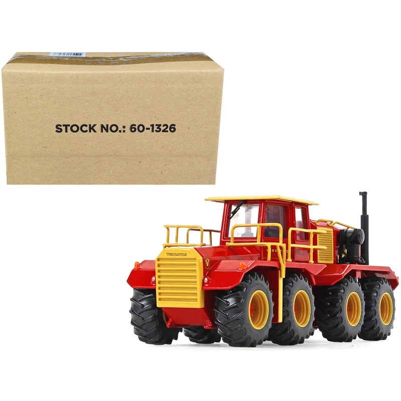 Versatile “Big Roy” 1080 Tractor (Restoration Version) Red and Yellow 1/64 Diecast Model by First Gear
