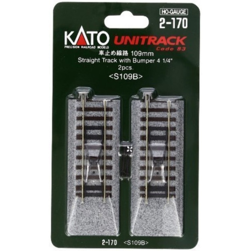 Kato 2-170 HO Scale 109mm 4-1/4″ Straight Bumper (2)